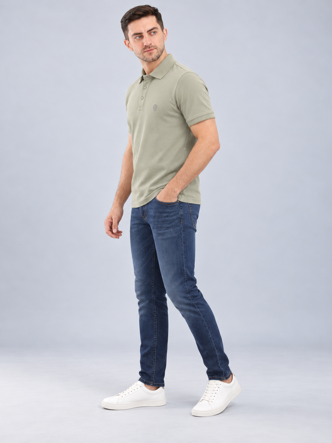 Men’s Premium Cotton Blend Half Sleeve T-Shirt
