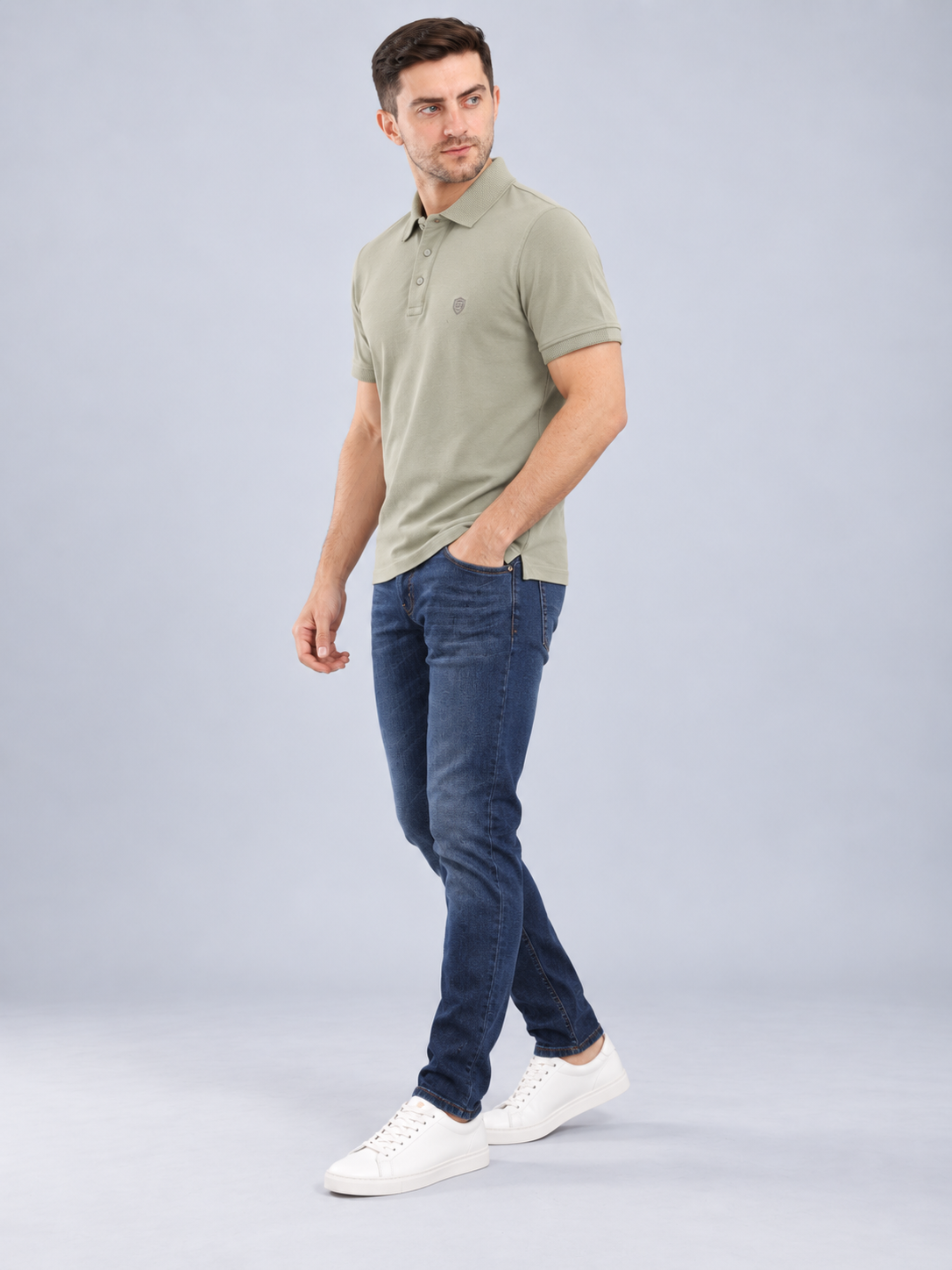 Men’s Premium Cotton Blend Half Sleeve T-Shirt