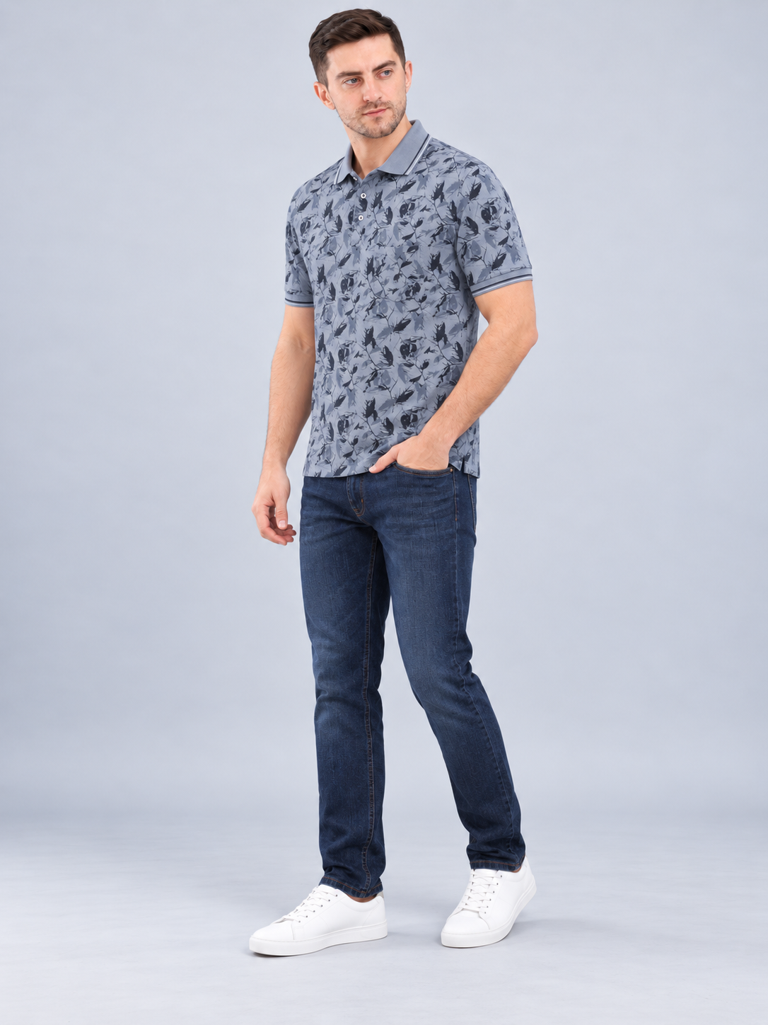 Men’s Premium Cotton Blend Half Sleeve T-Shirt