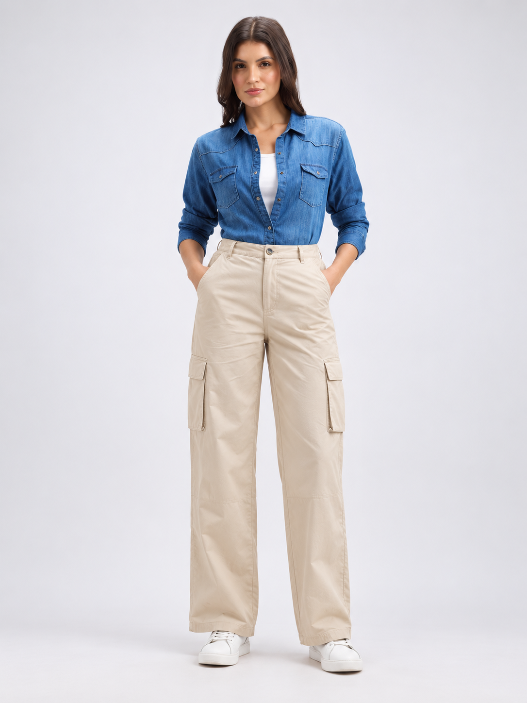 Women’s Premium Comfort Fit Denim Cargo