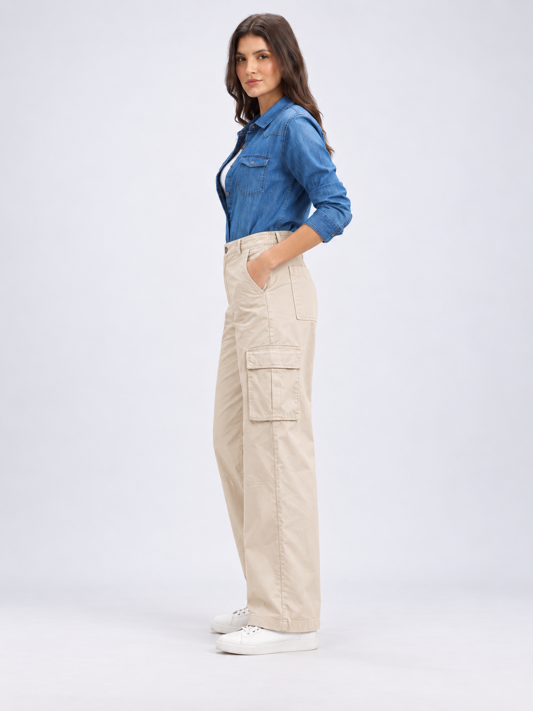 Women’s Premium Comfort Fit Denim Cargo