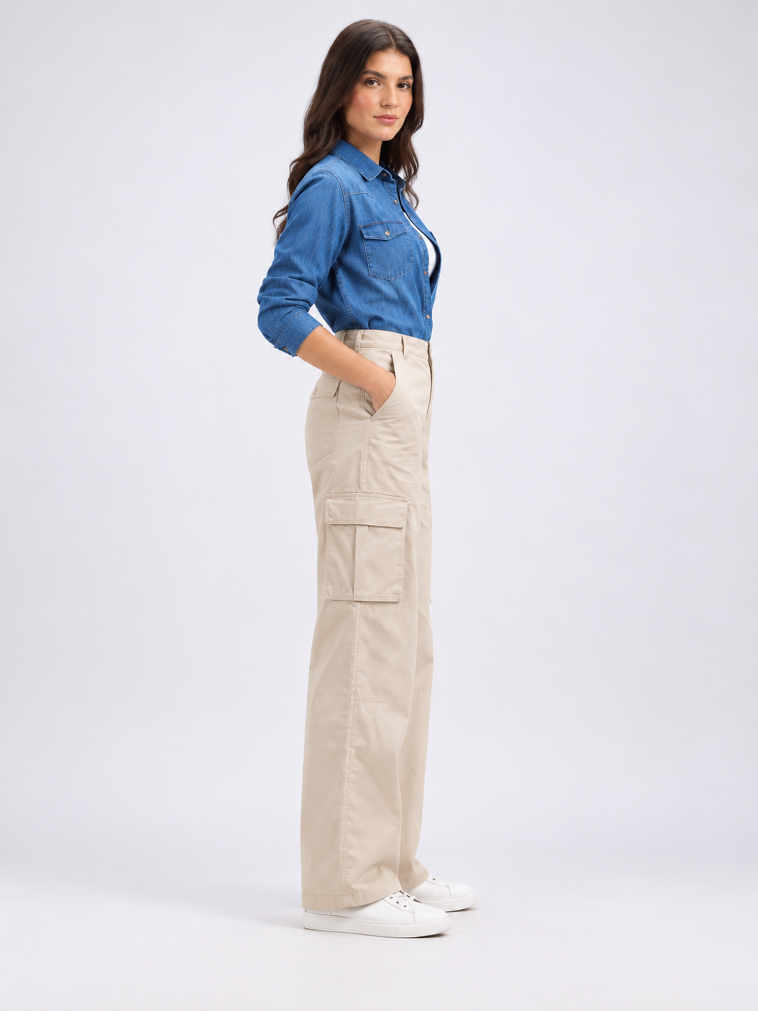 Women’s Premium Comfort Fit Denim Cargo