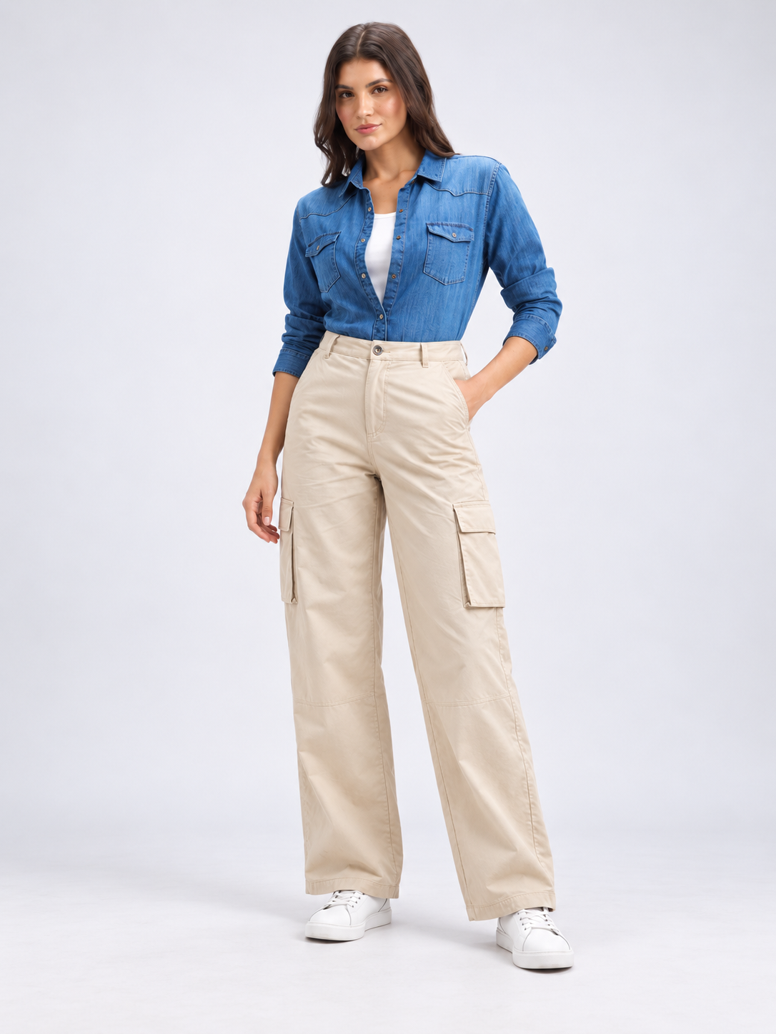 Women’s Premium Comfort Fit Denim Cargo