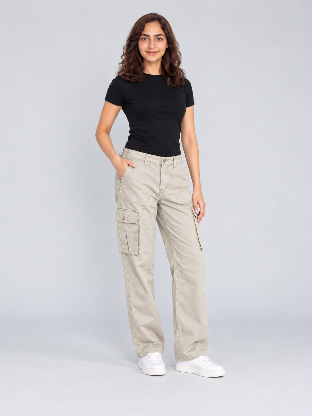 Women’s Premium Comfort Fit Denim Cargo