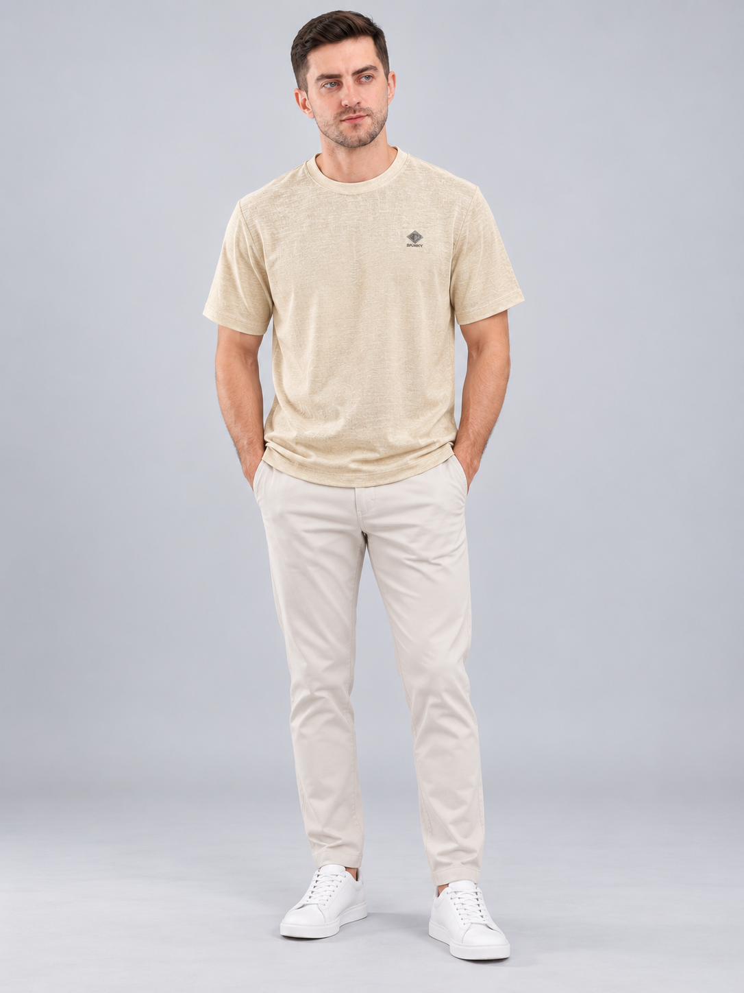 Men’s Premium Cotton Blend Half Sleeve T-Shirt