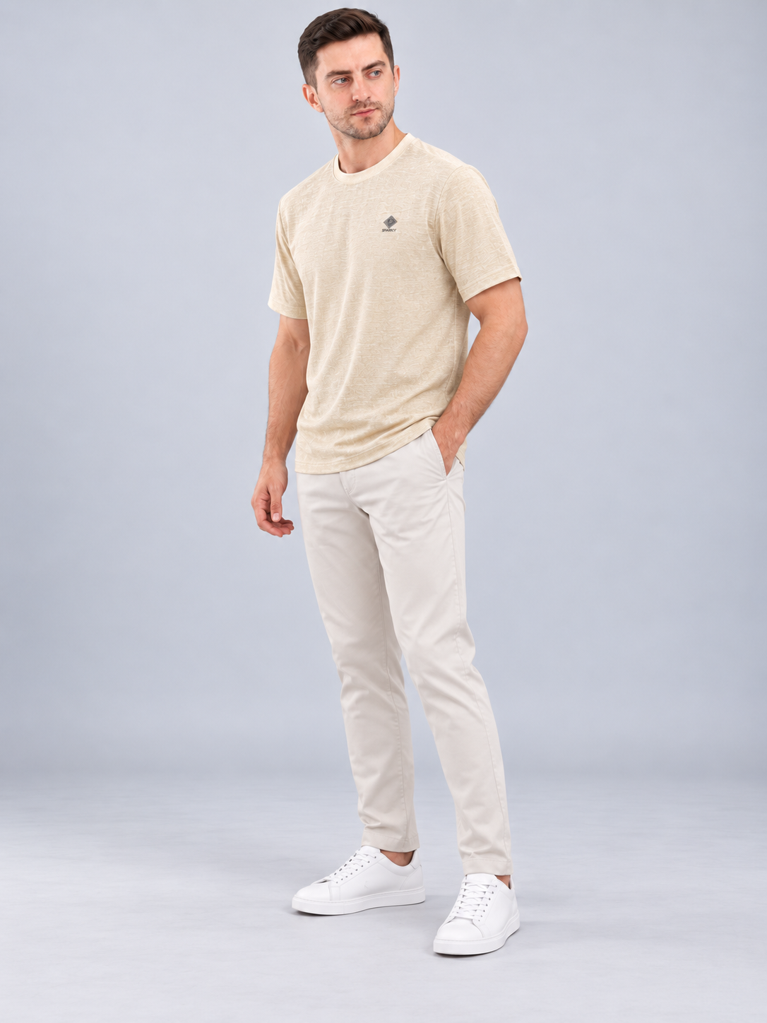 Men’s Premium Cotton Blend Half Sleeve T-Shirt
