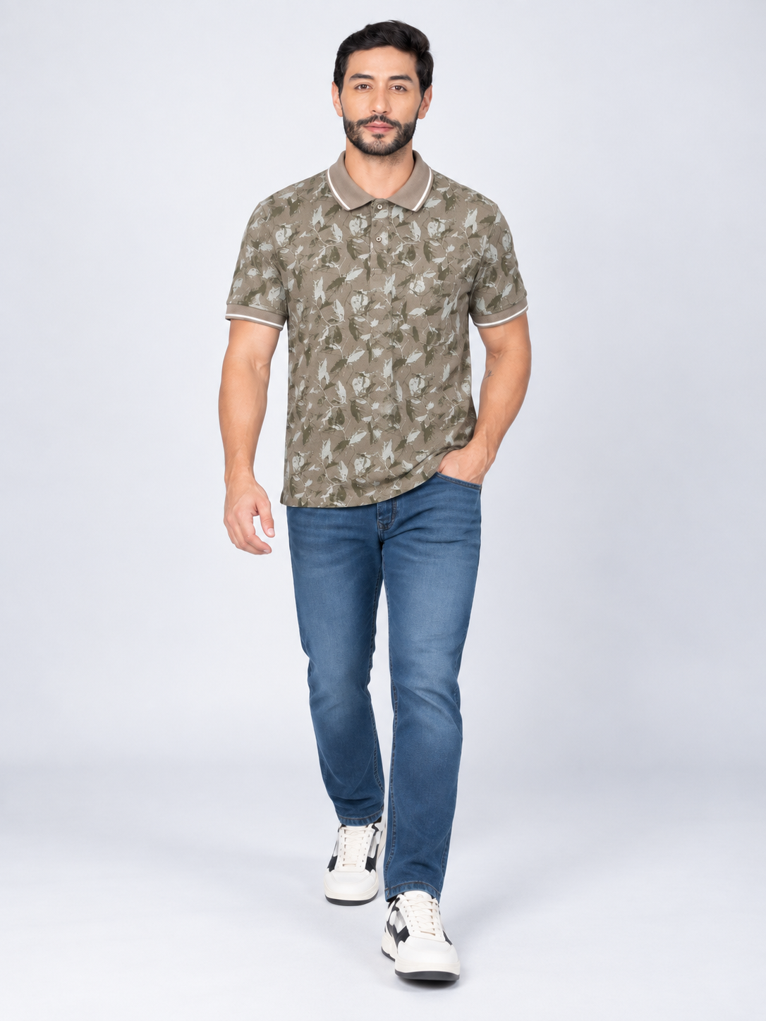 Men’s Premium Cotton Blend Half Sleeve T-Shirt