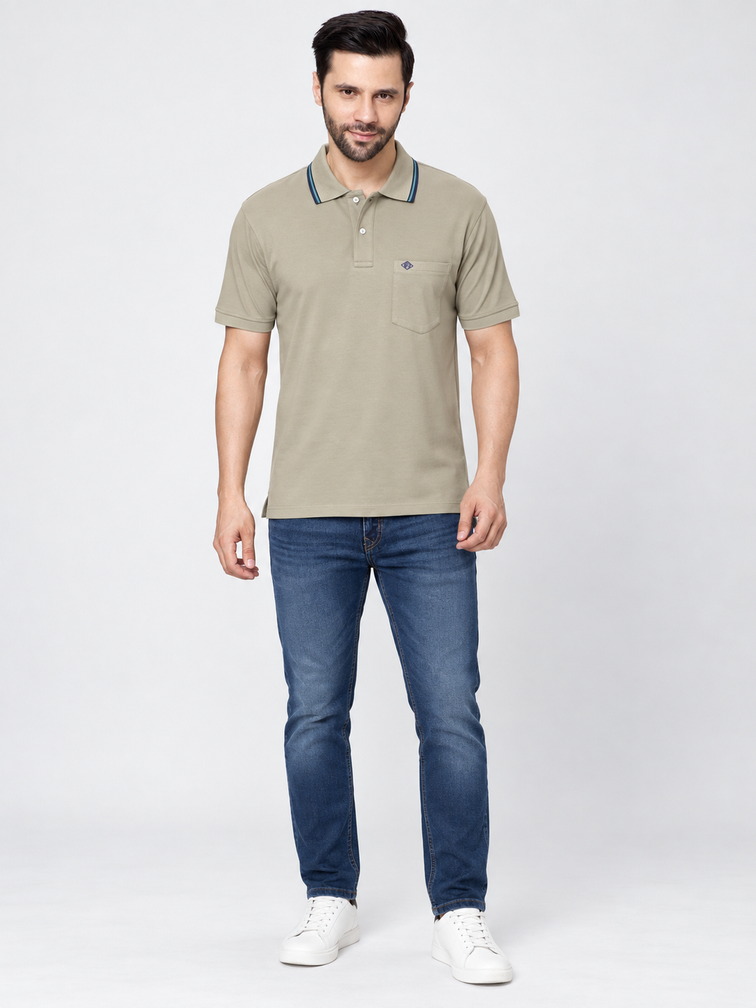 Men’s Premium Cotton Blend Half Sleeve T-Shirt