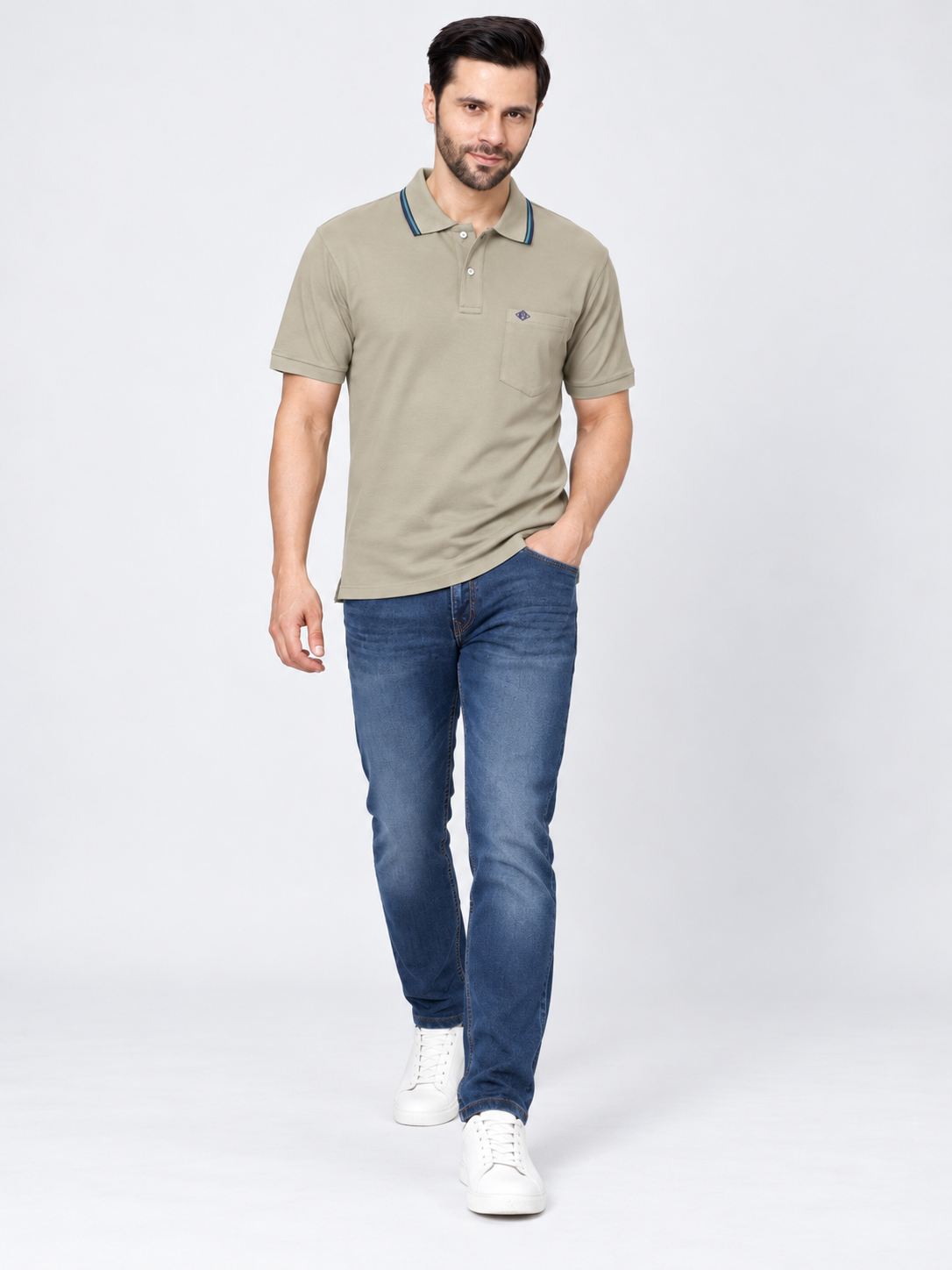 Men’s Premium Cotton Blend Half Sleeve T-Shirt