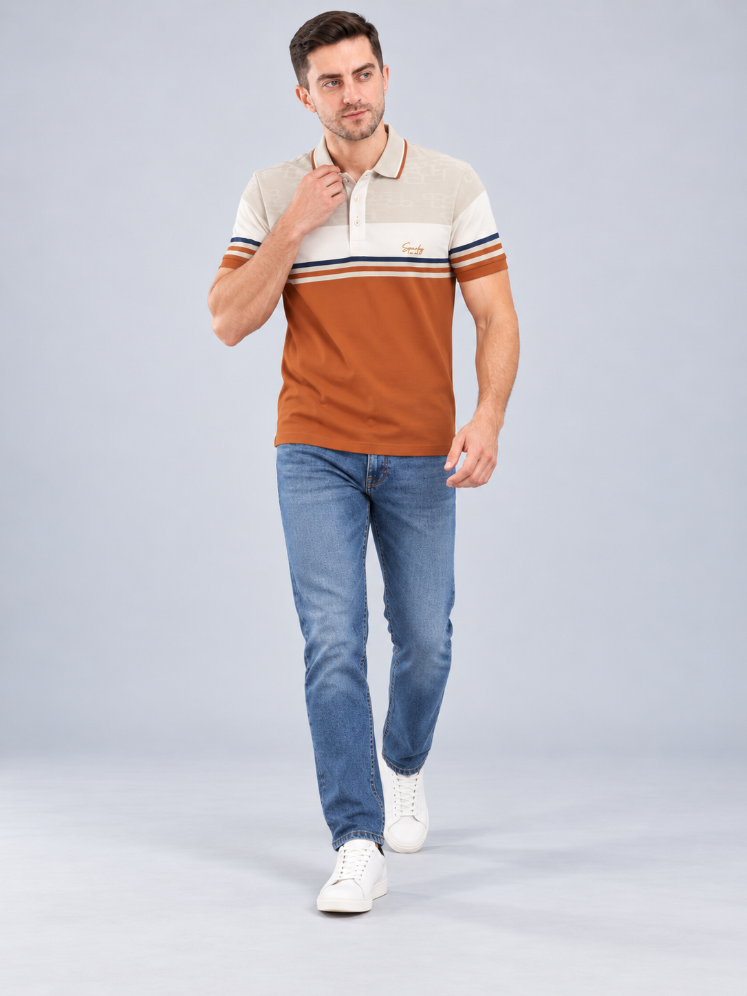 Men’s Premium Cotton Blend Half Sleeve T-Shirt