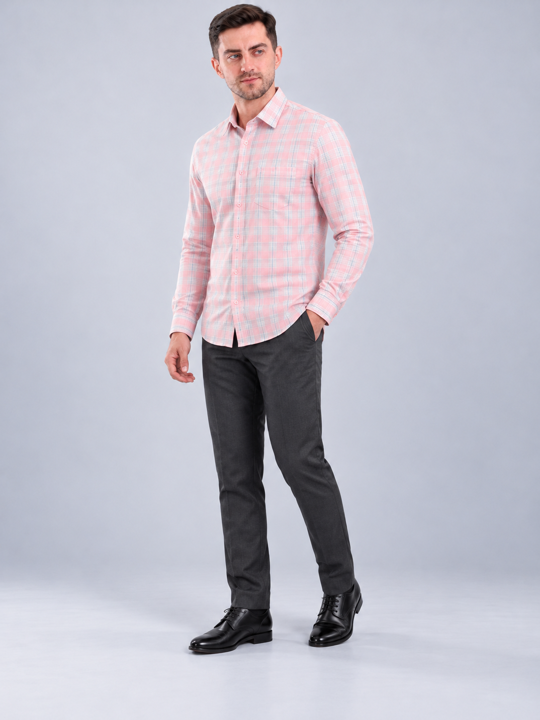 Men’s Premium Checked Casual Shirt