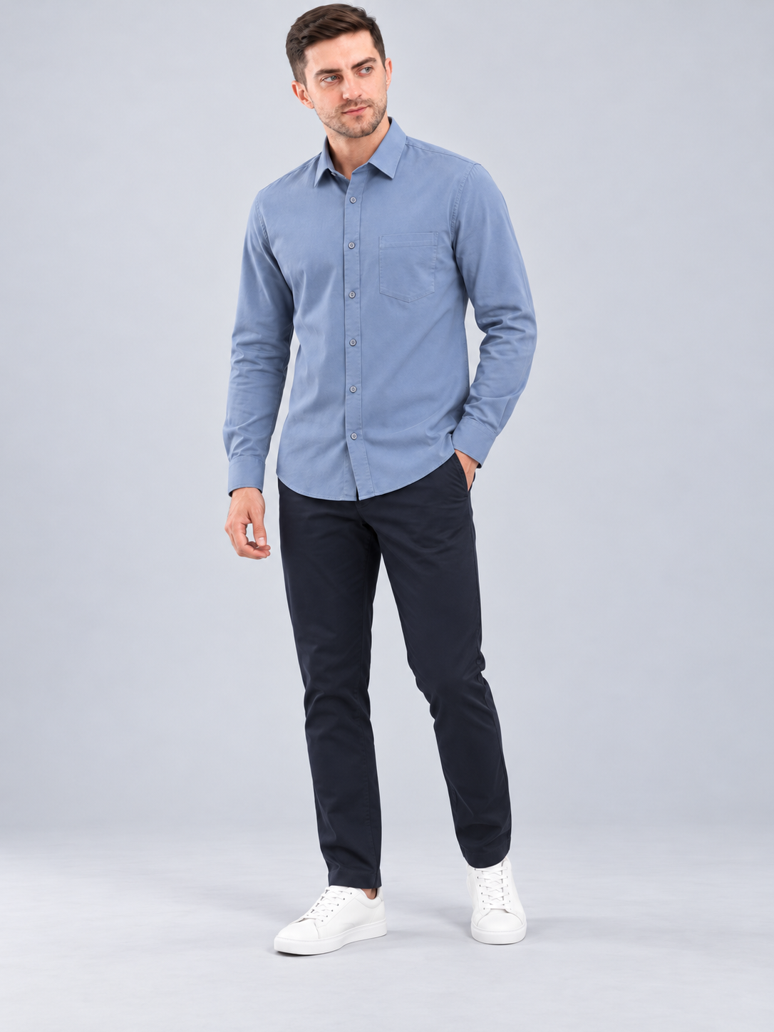 Men’s Premium Plain Casual Shirt