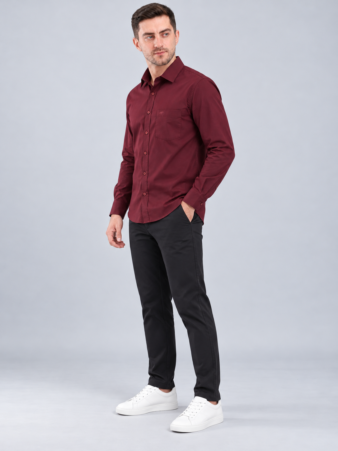 Men’s Premium Plain Casual Shirt