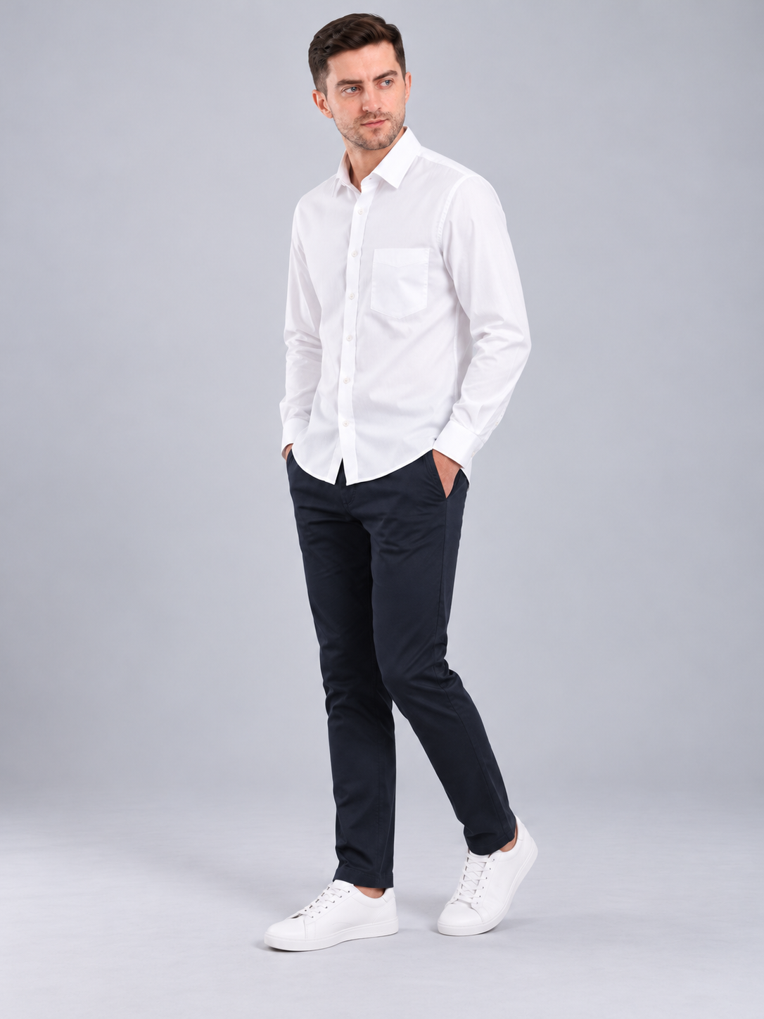 Men’s Premium Plain Casual Shirt