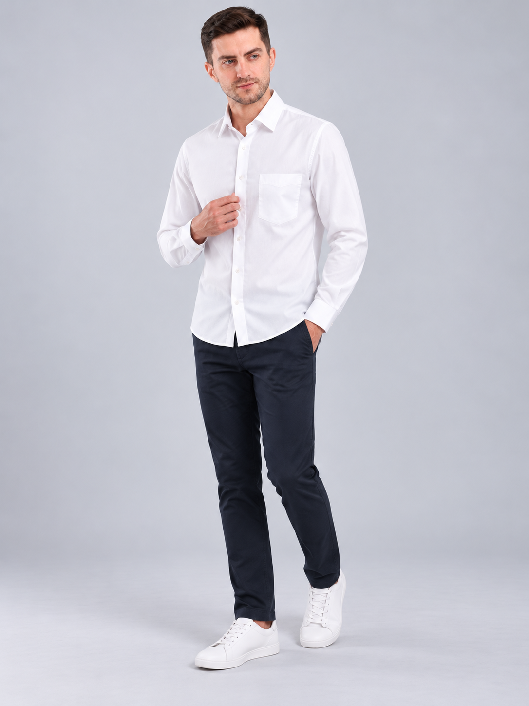 Men’s Premium Plain Casual Shirt
