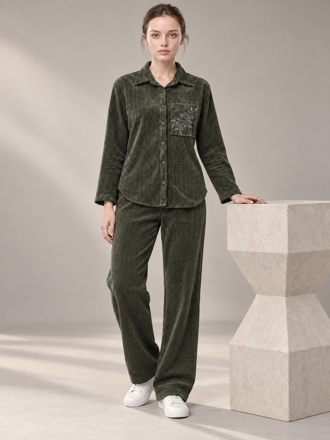 Women’s Premium Co-ord Set – Stylish Top & Matching Bottom