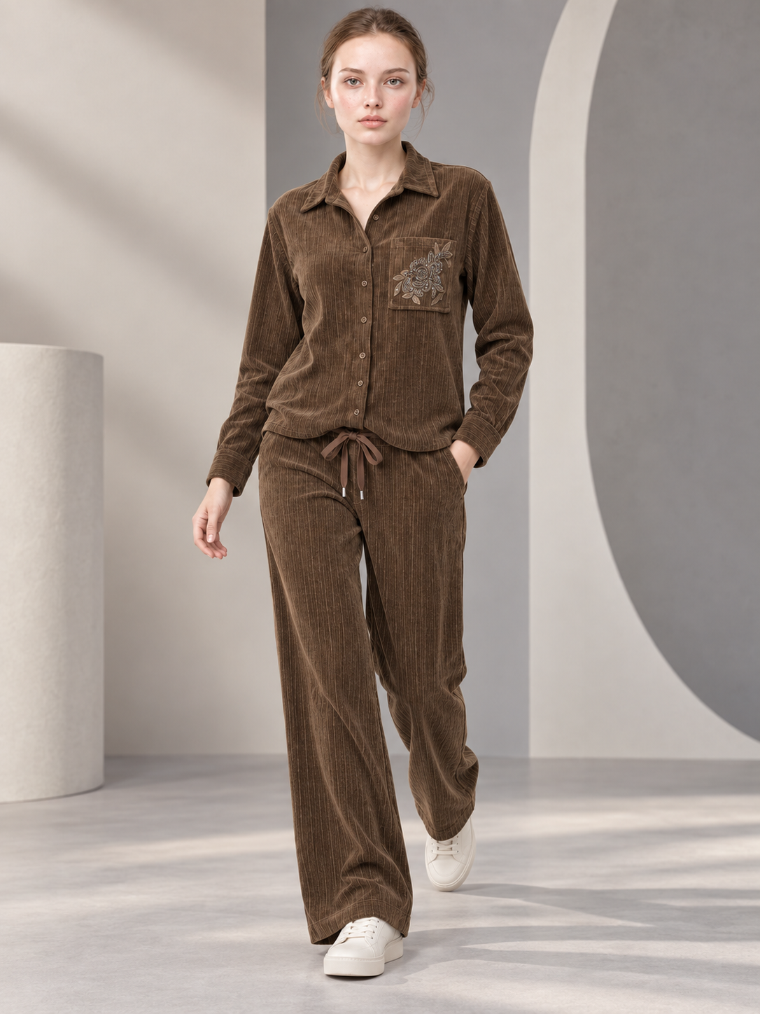 Women’s Premium Co-ord Set – Stylish Top & Matching Bottom