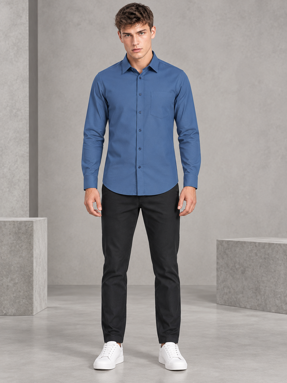 Men's Premium Light Blue Shirt