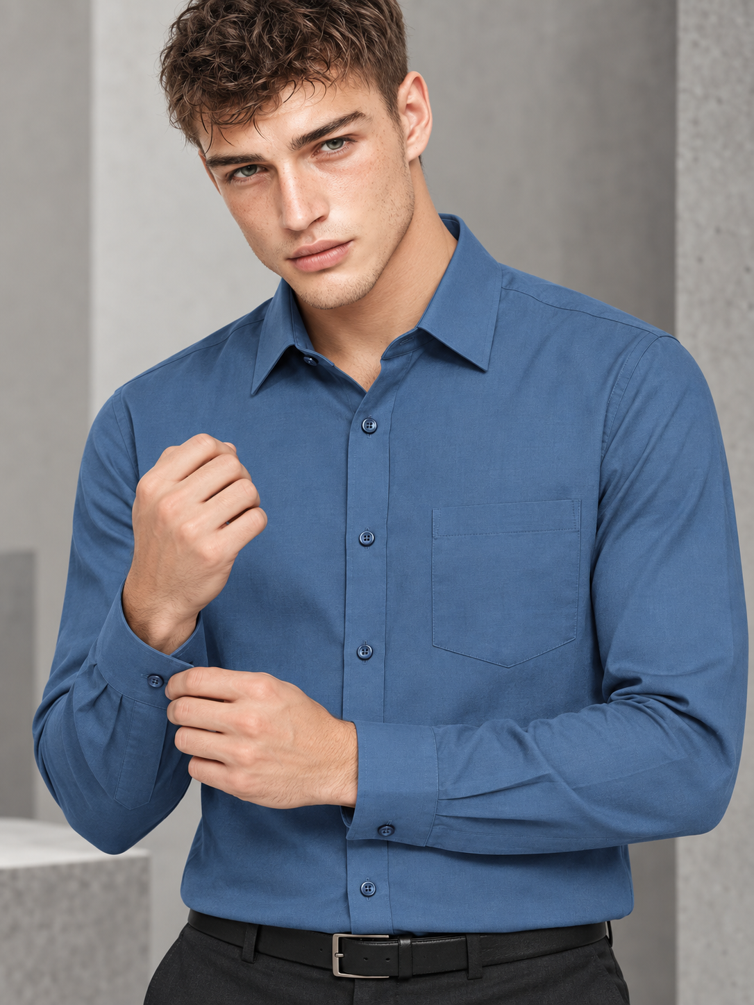 Men's Premium Light Blue Shirt