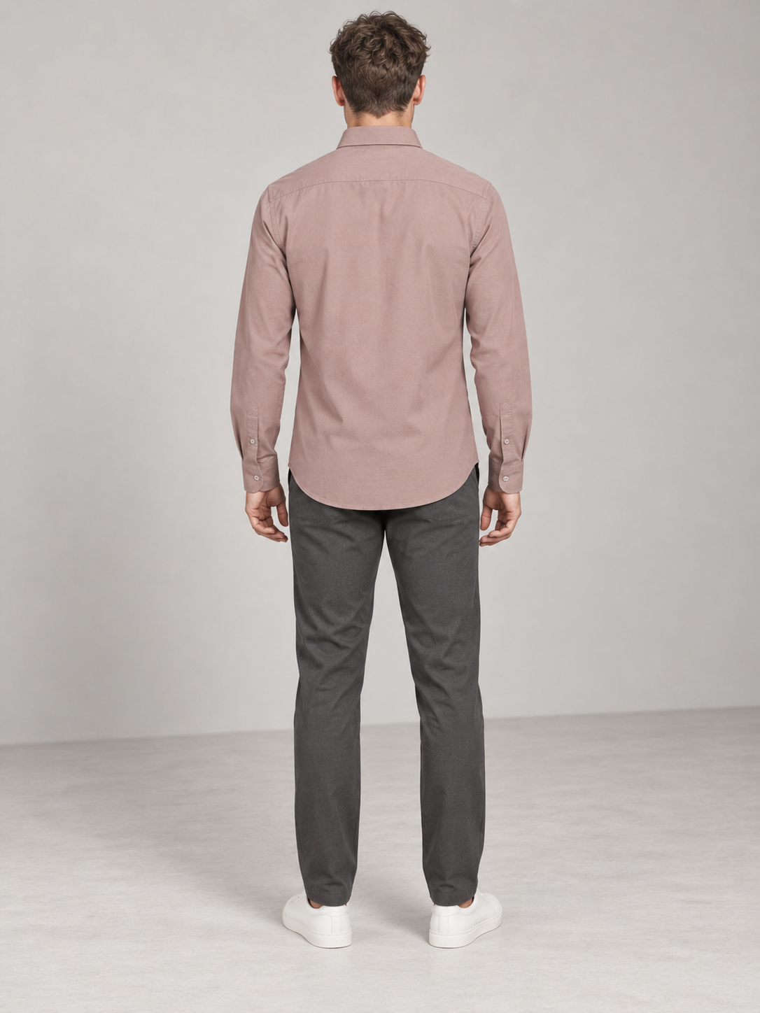 Men's Premium Peach Shirt