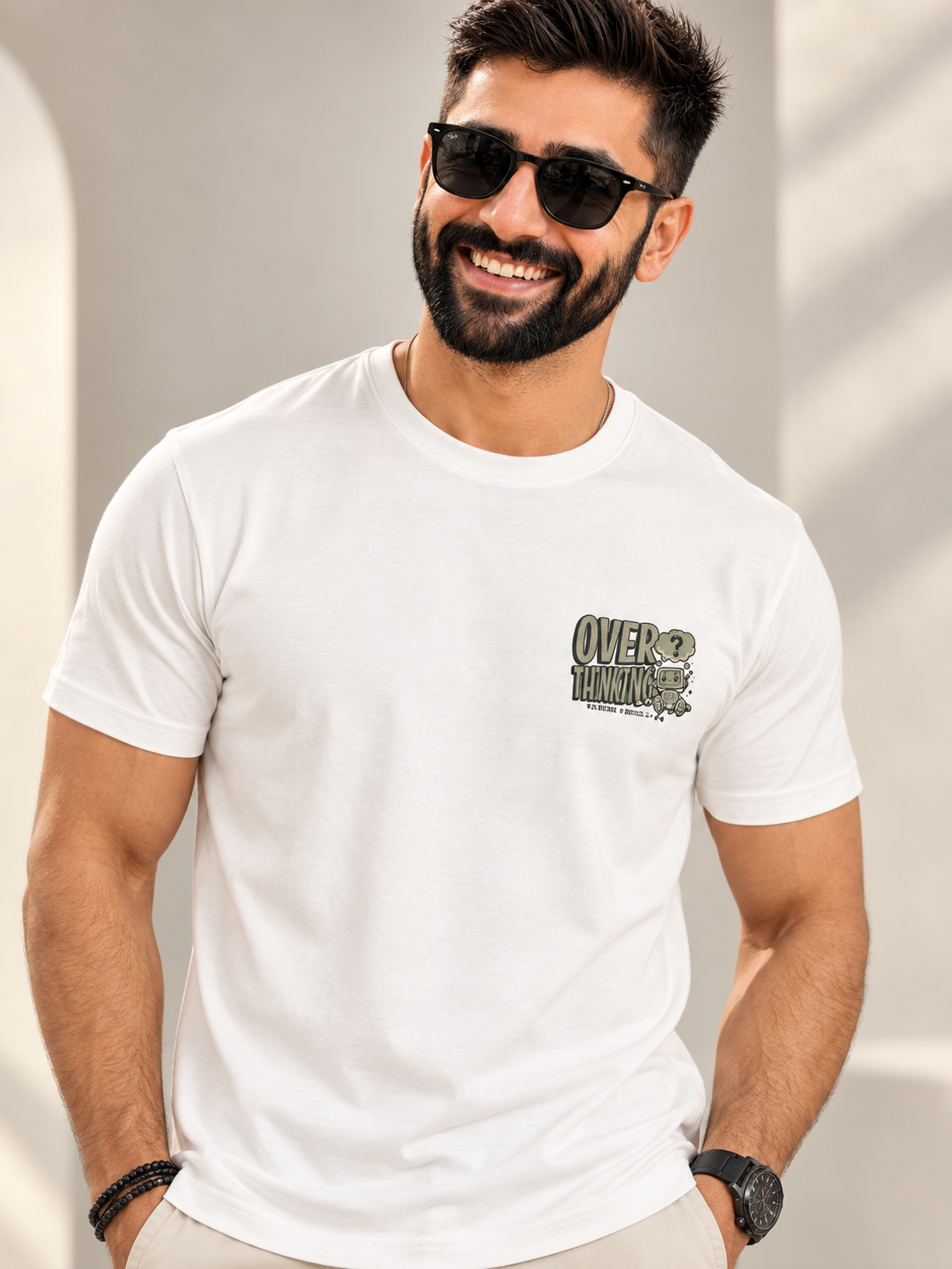 Men’s Premium Cotton Blend Half Sleeve T-Shirt