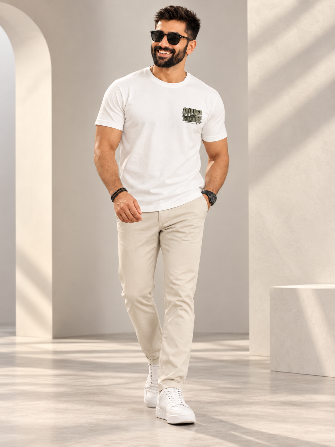 Men’s Premium Cotton Blend Half Sleeve T-Shirt