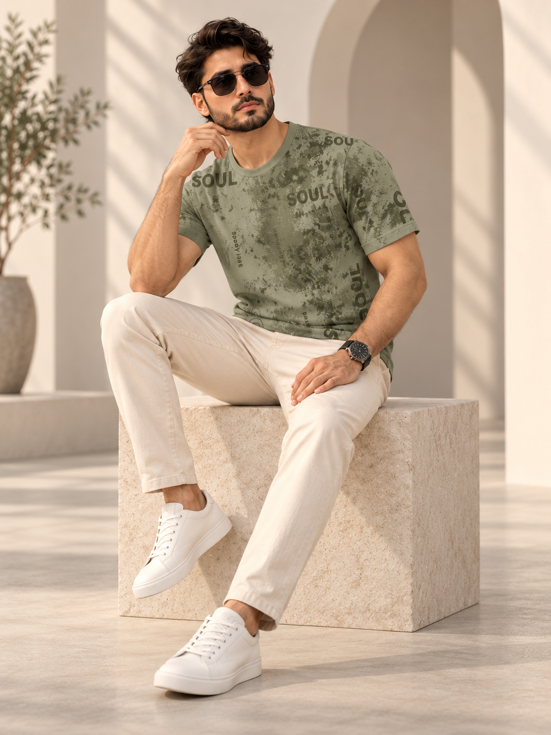 Men’s Premium Cotton Blend T-Shirt
