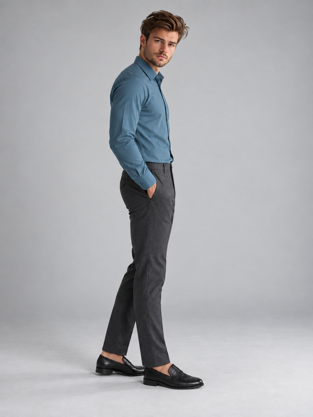 Men’s Premium Slim Fit Casual Shirt
