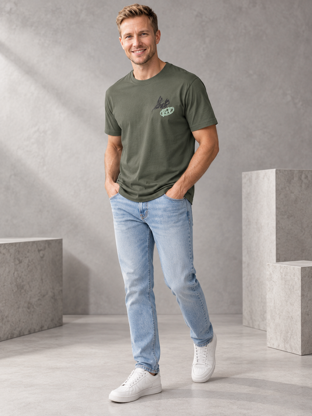 Men’s Premium Cotton Blend T-Shirt
