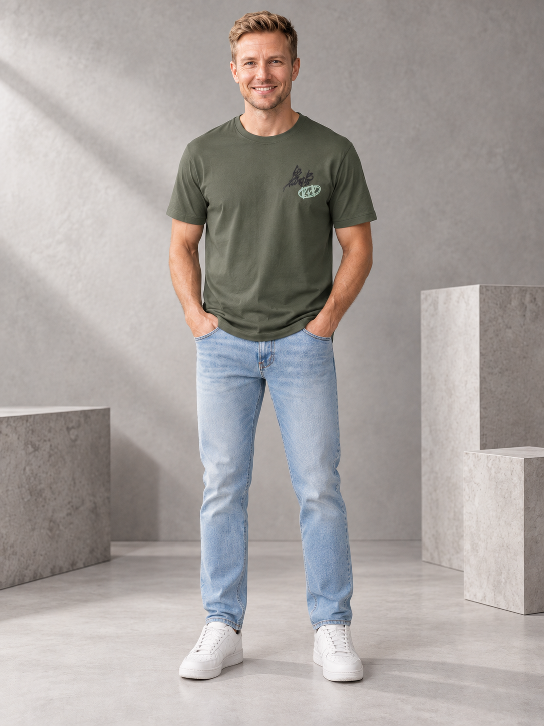 Men’s Premium Cotton Blend T-Shirt