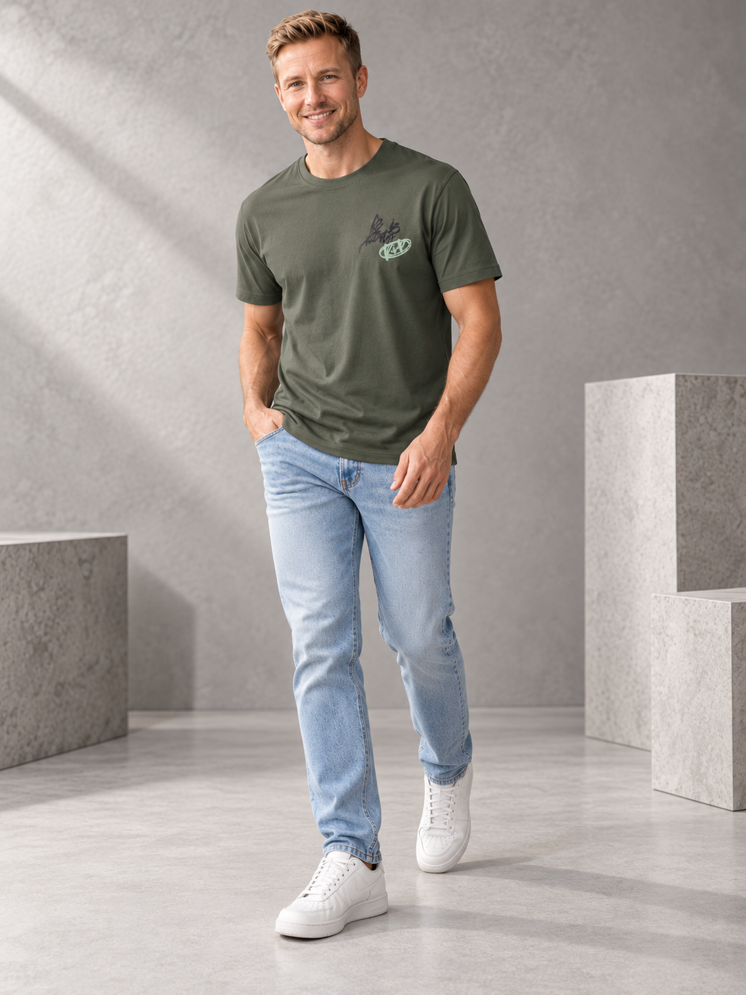 Men’s Premium Cotton Blend T-Shirt