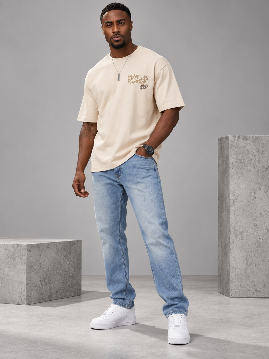 Men’s Premium Cotton Blend T-Shirt