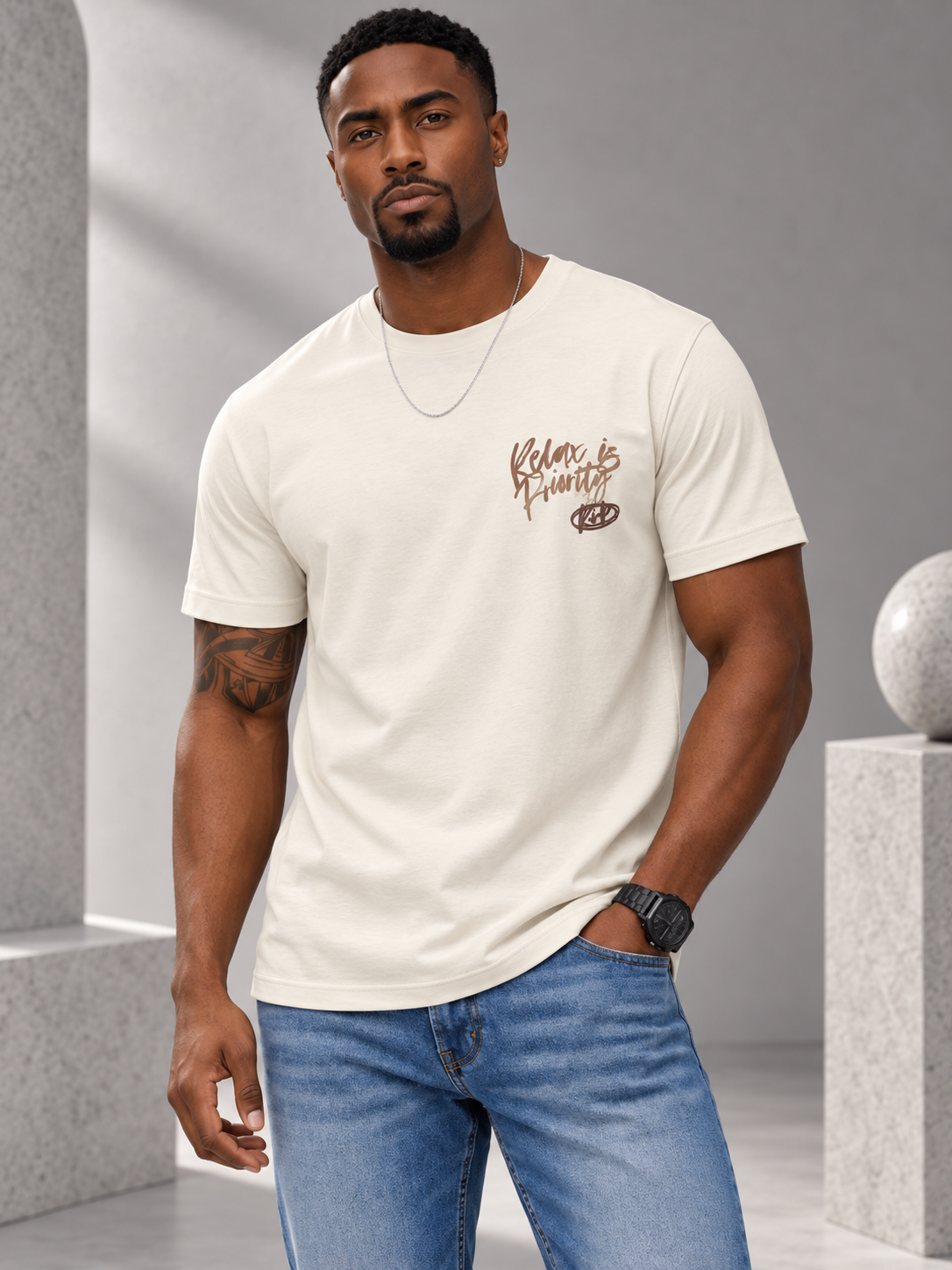 Men’s Premium Cotton Blend T-Shirt
