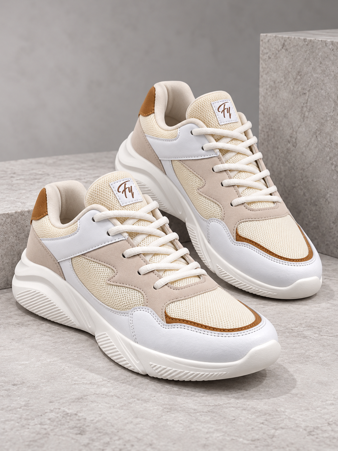 Men's Primum Beige Colour Casual Shoes