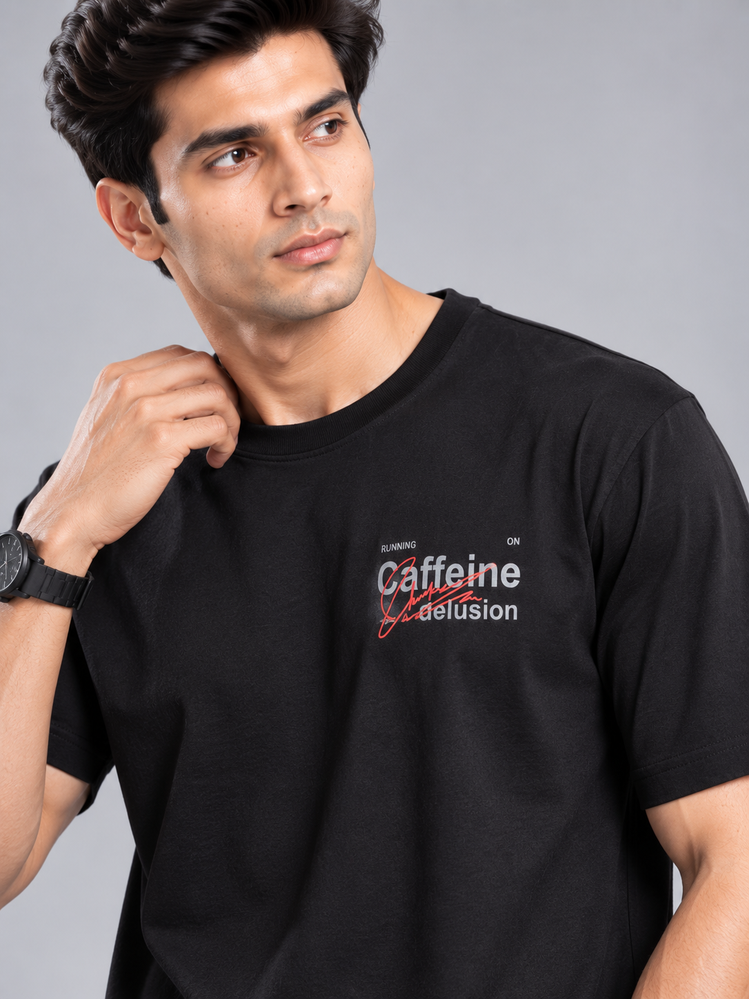 Men’s Premium Cotton Blend Half Sleeve T-Shirt