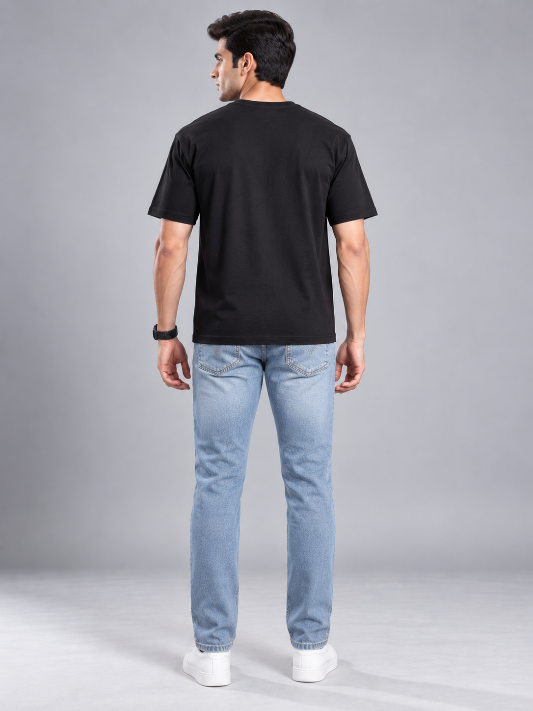 Men’s Premium Cotton Blend Half Sleeve T-Shirt