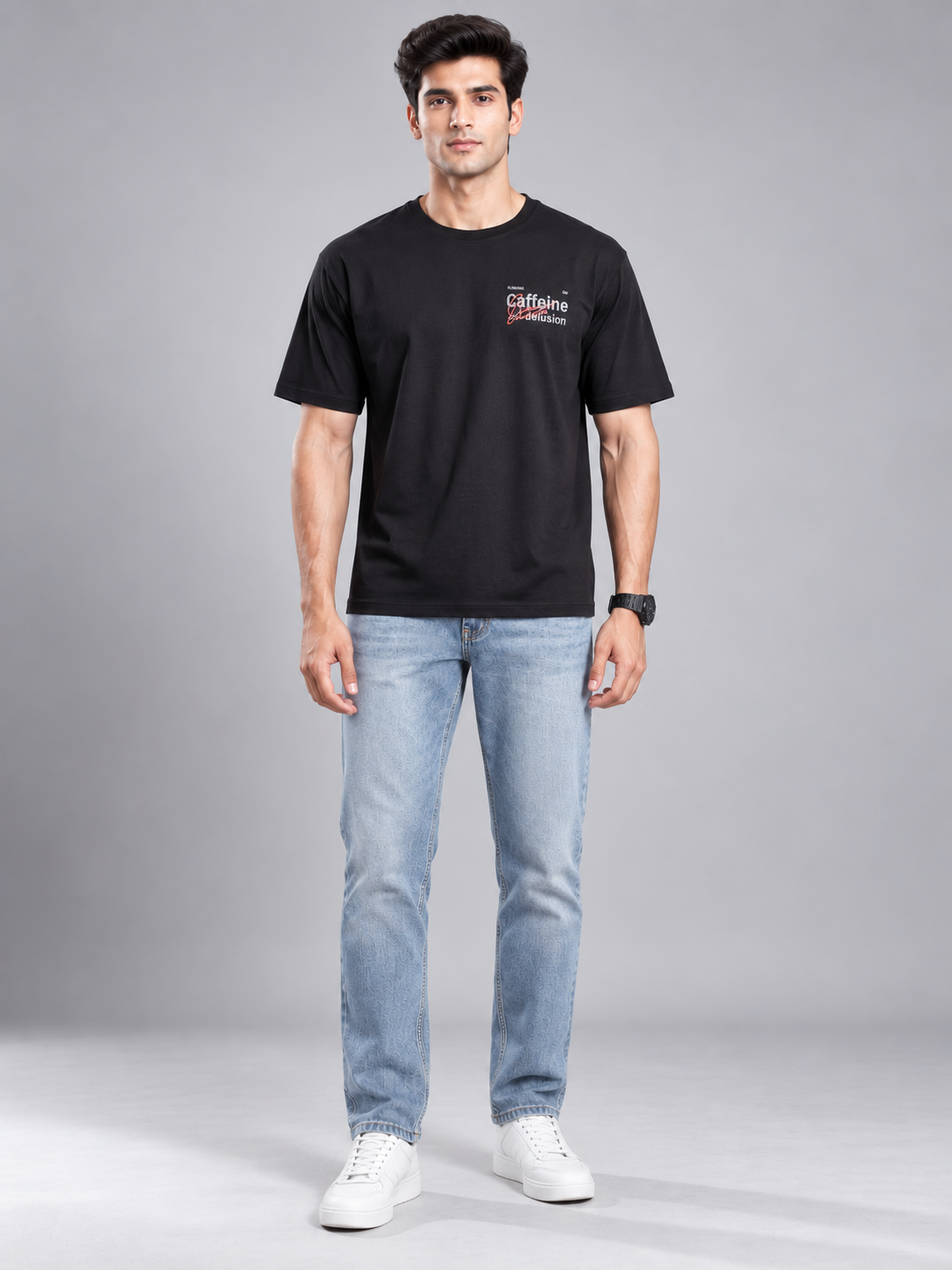 Men’s Premium Cotton Blend Half Sleeve T-Shirt