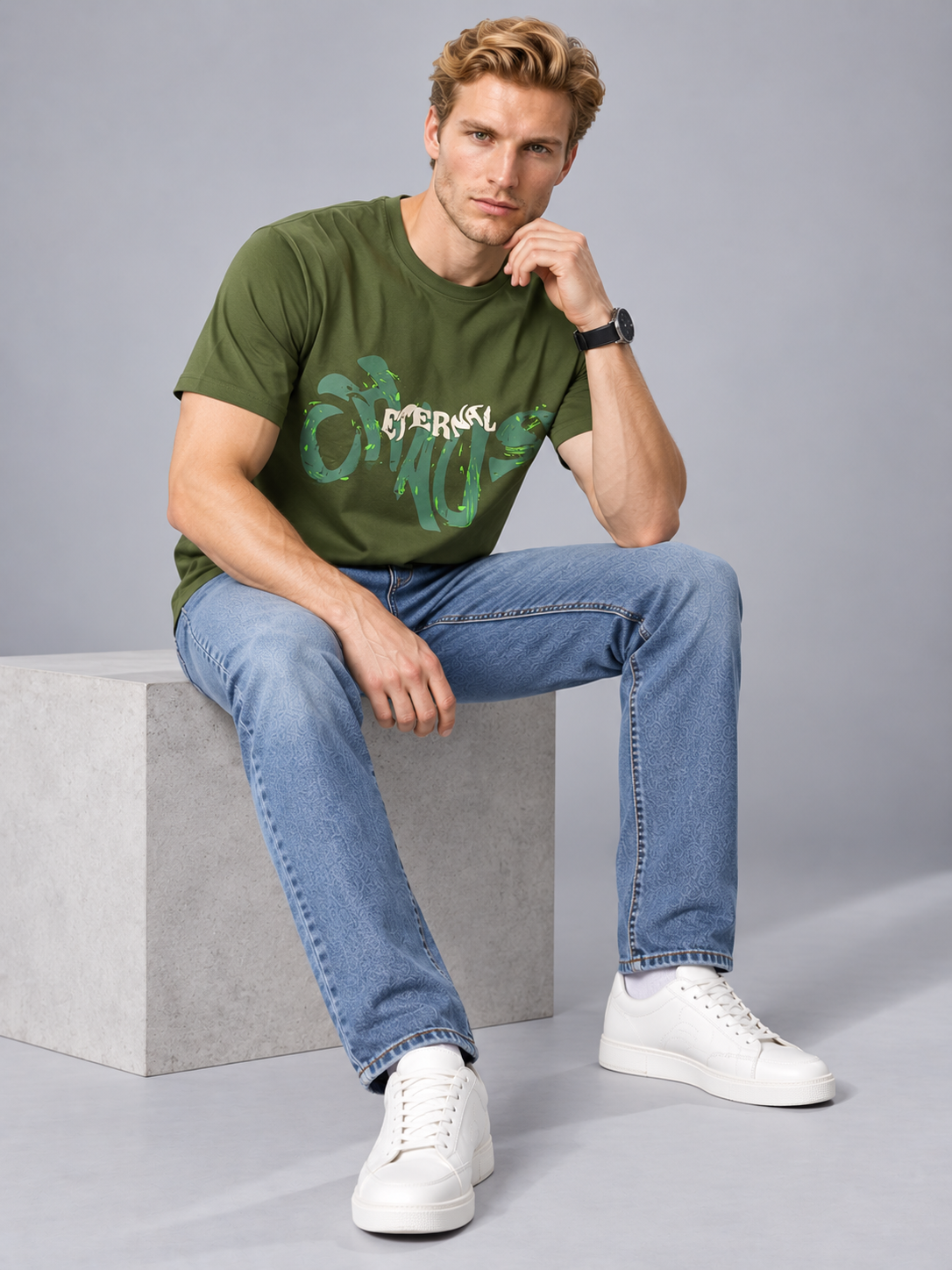 Men’s Premium Cotton Blend T-Shirt