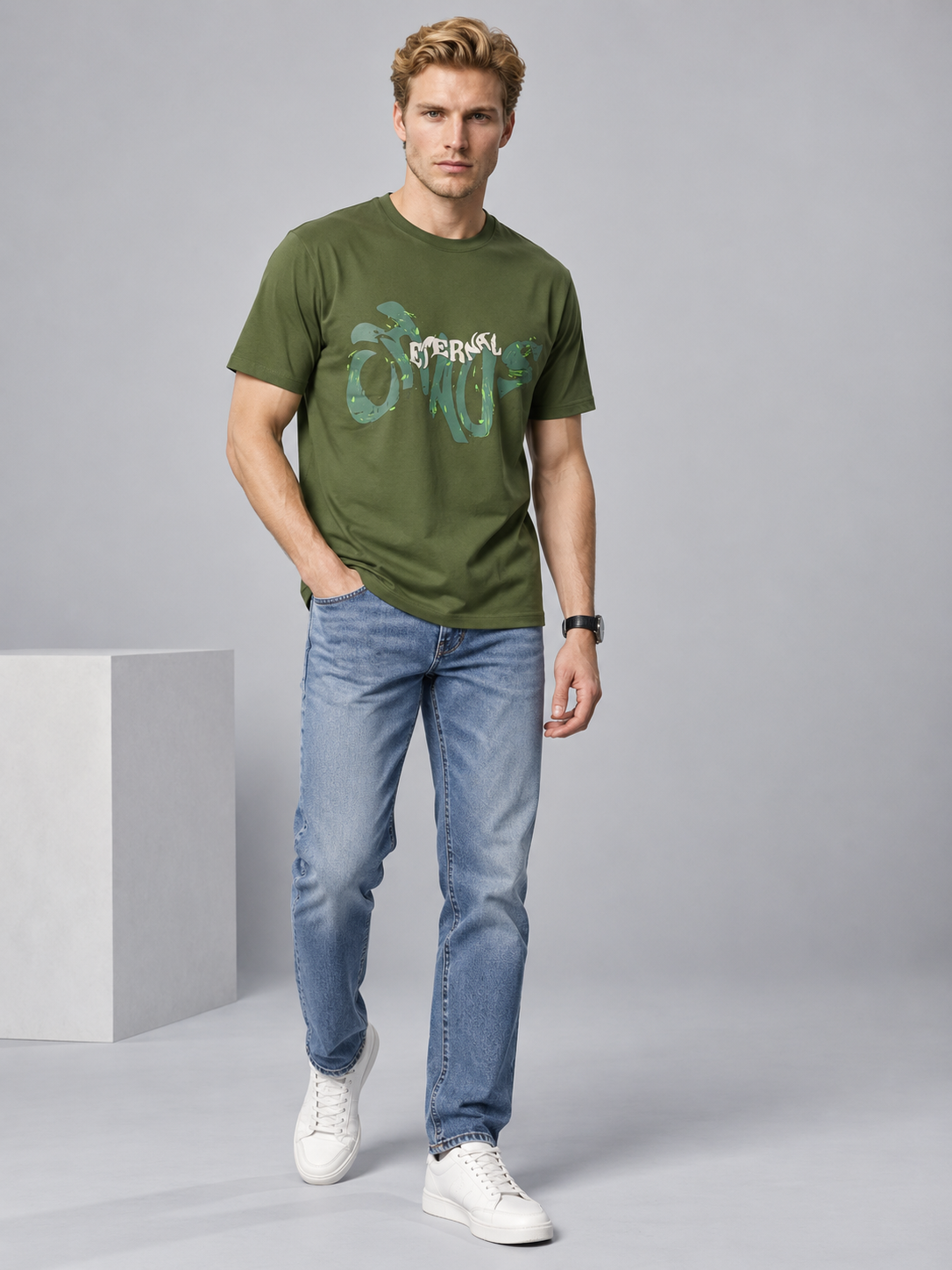 Men’s Premium Cotton Blend T-Shirt