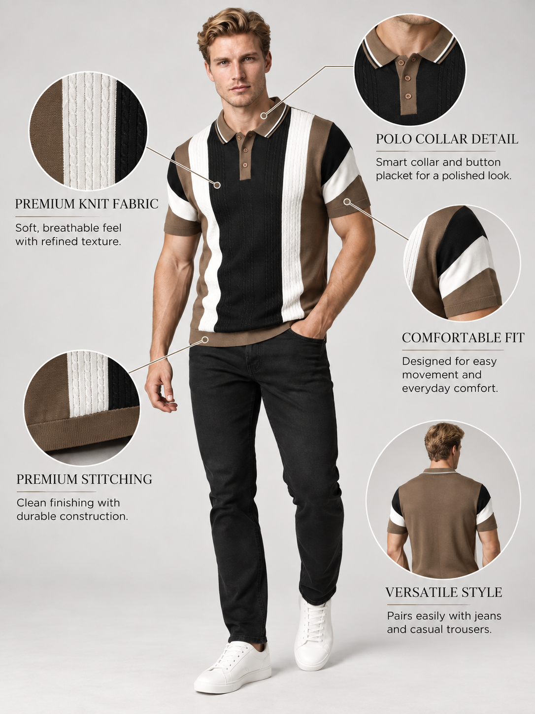 Men’s Premium Cotton Blend T-Shirt