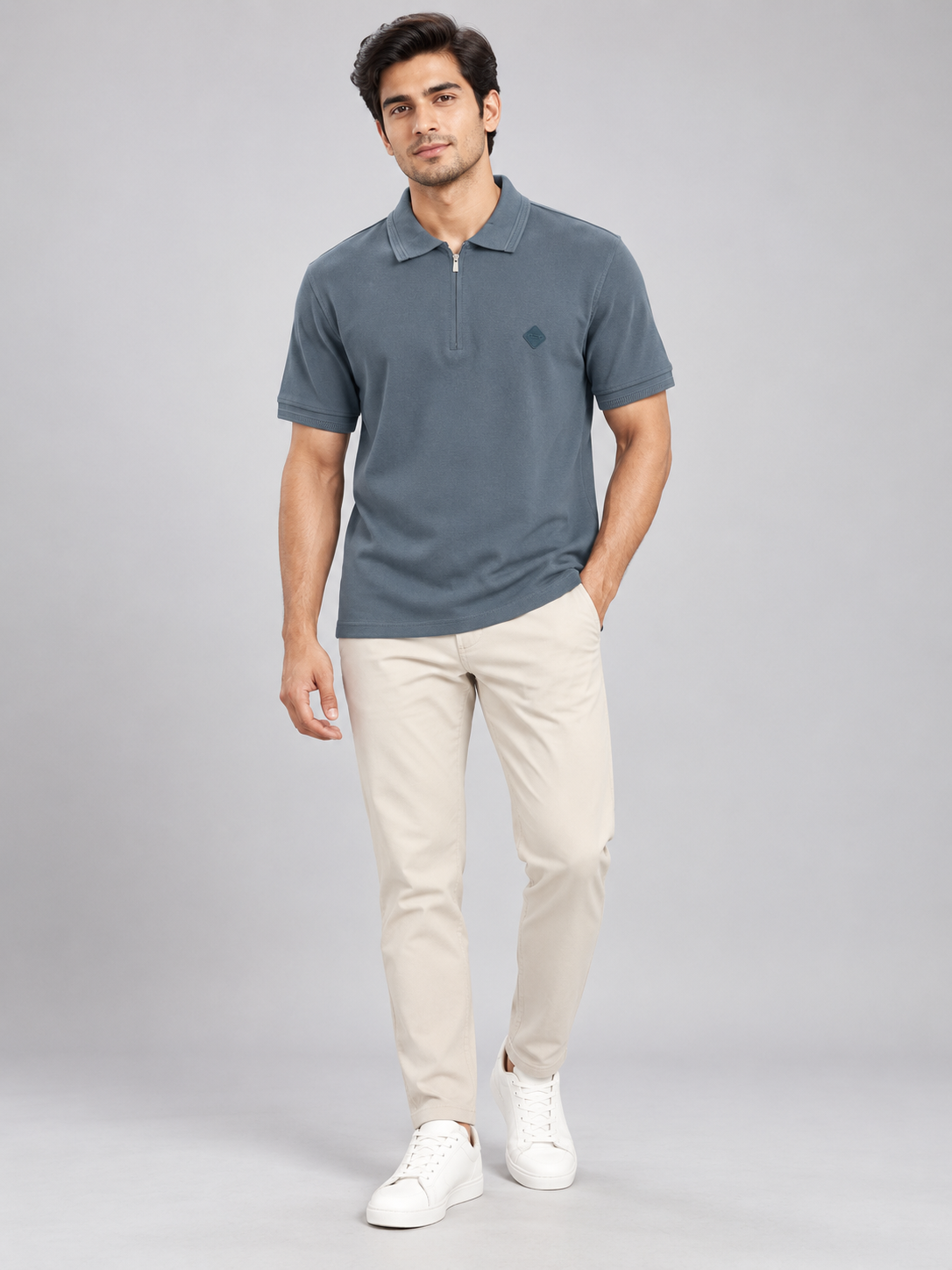 Men’s Premium Cotton Blend Half Sleeve T-Shirt