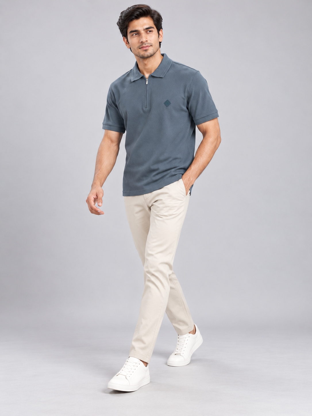 Men’s Premium Cotton Blend Half Sleeve T-Shirt