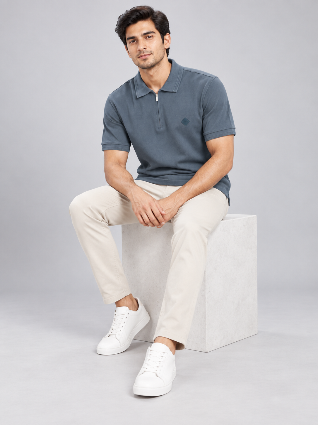 Men’s Premium Cotton Blend Half Sleeve T-Shirt