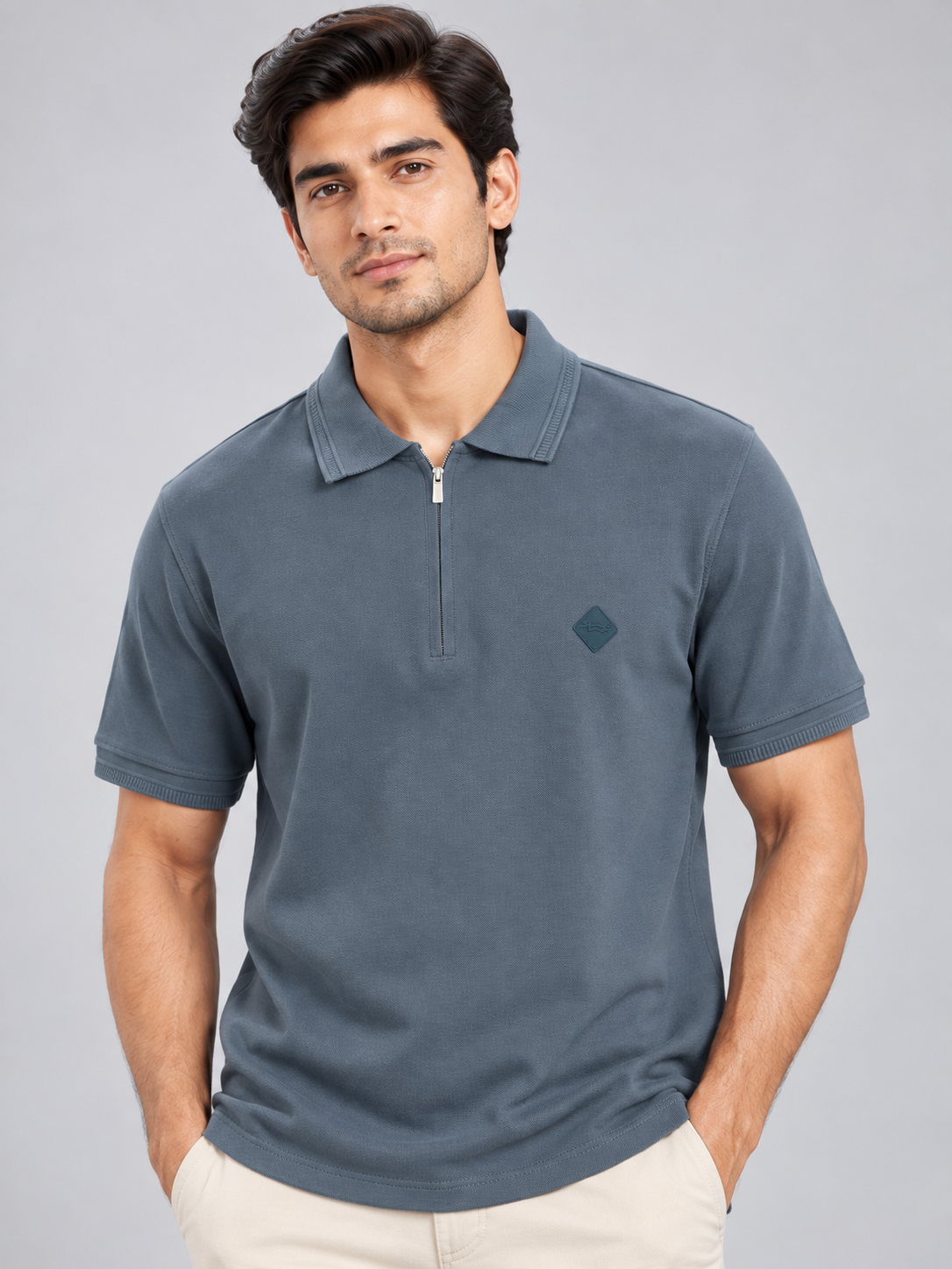 Men’s Premium Cotton Blend Half Sleeve T-Shirt