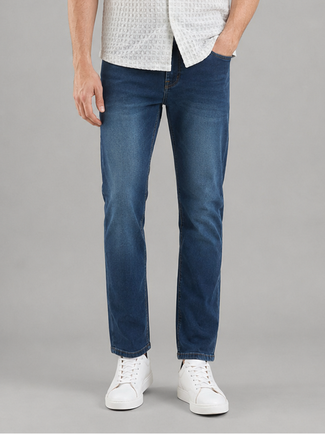 SPARKY Men's Straight Fit Denim Jeans