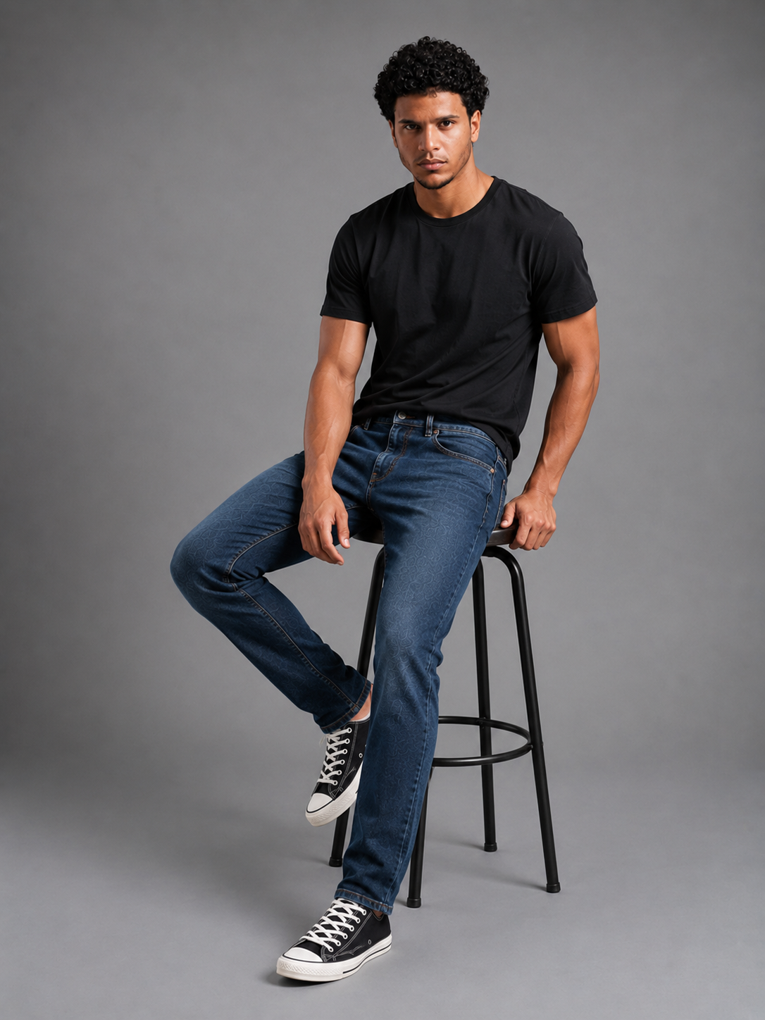 SPARKY Men's Slim Fit Stretch Premium Denim Jeans | Regular Casual Wear