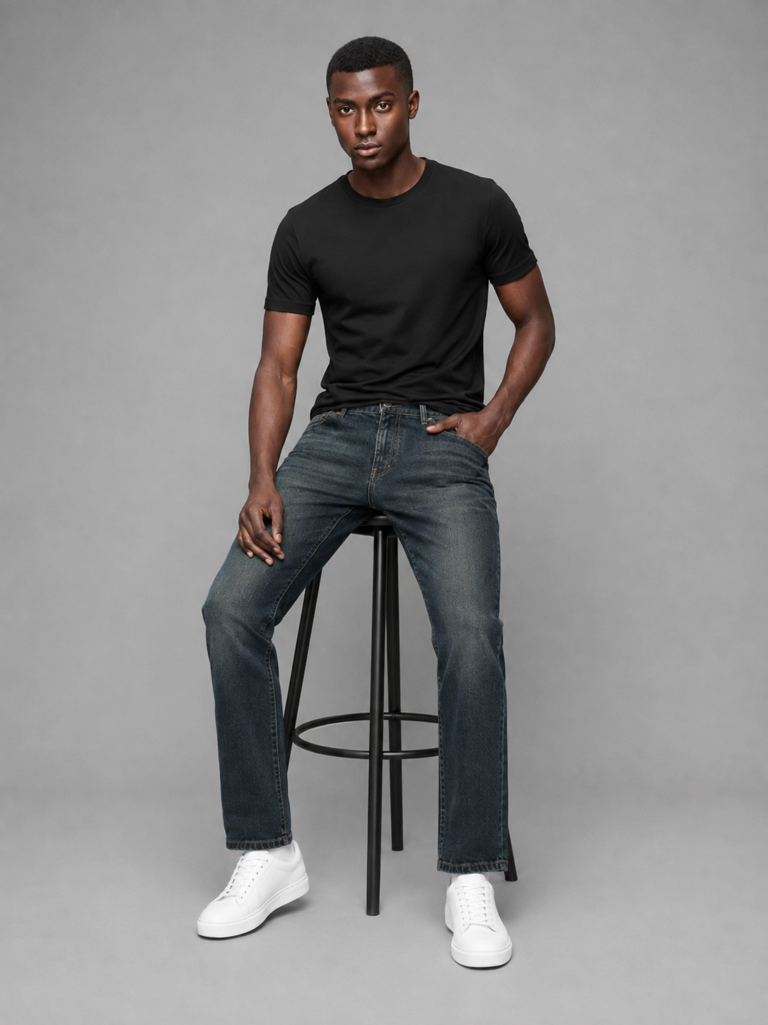 SPARKY Men's Straight Fit Denim Jeans