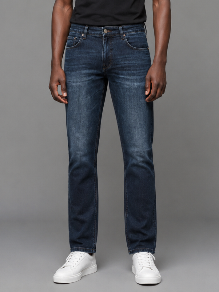 SPARKY Men's Slim Fit Cotton Blend Premium Denim Jeans | Everyday Casual Wear