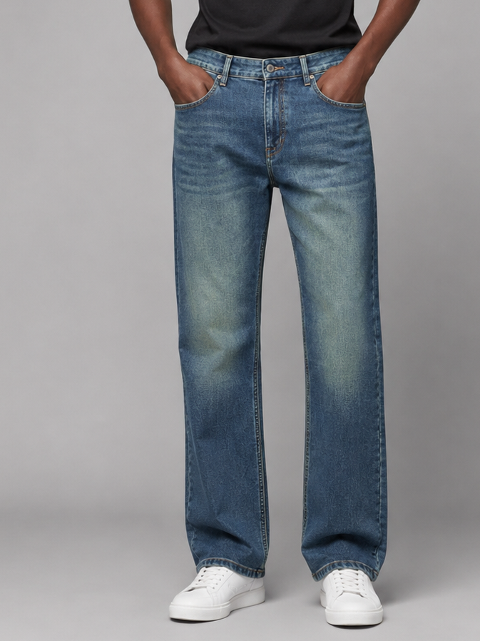 SPARKY Men's Premium Denim Jeans | Slim Fit Mid-Rise Casual Jeans