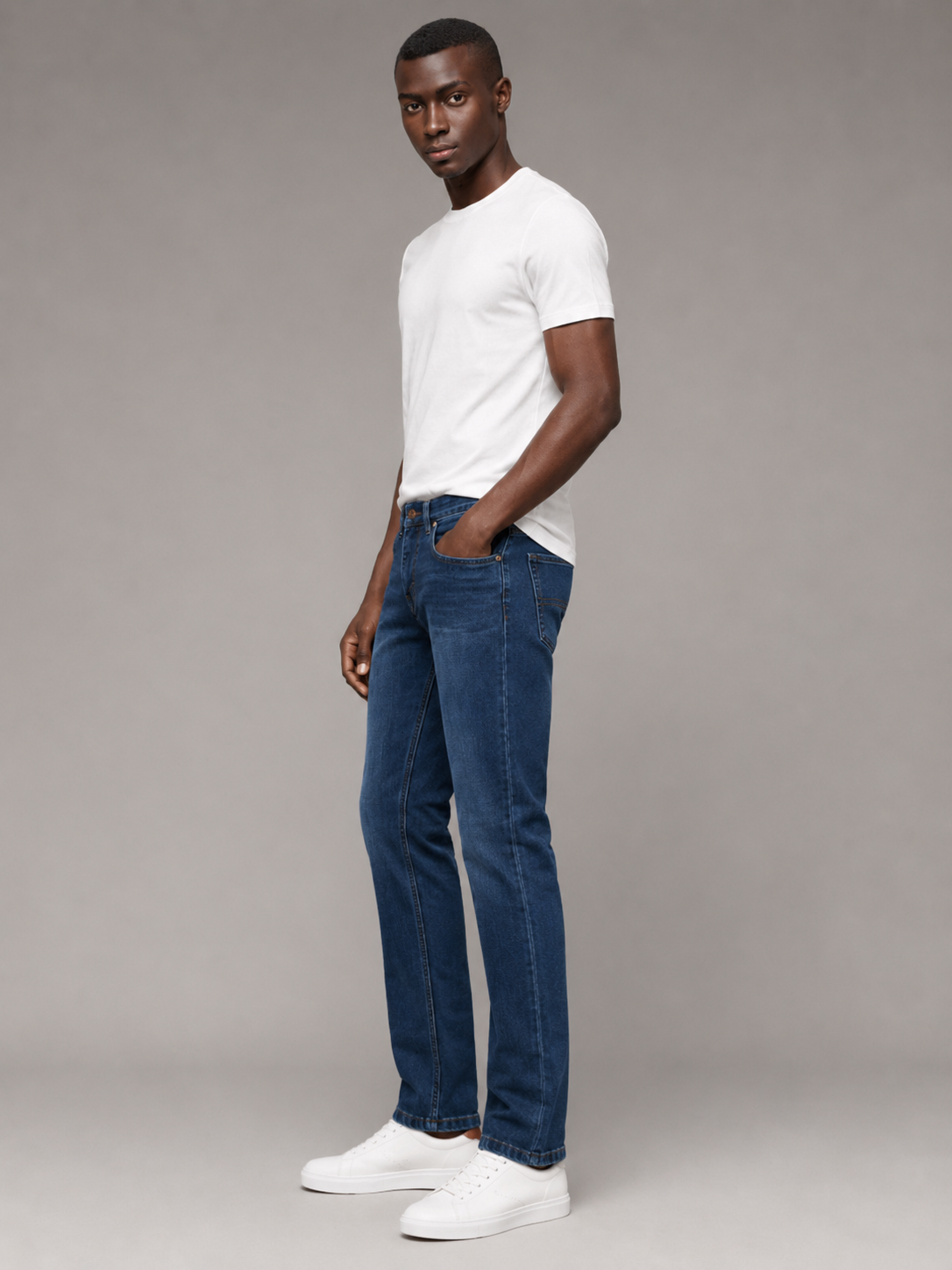 SPARKY Men's Solid Slim Fit Premium Denim Jeans | Stylish Casual Jeans for Men